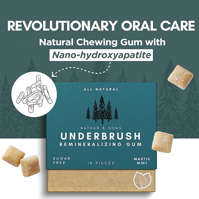 UNDERBRUSH GUM - MASTIC MINT-4 PACKS